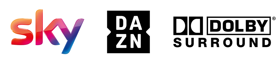 Sky DAZN Dolby Sourround Logos